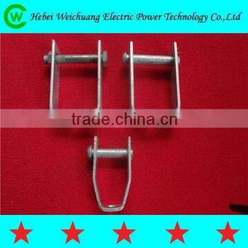 High Quality Hot Dip Galvanized Insulator D Iron / Bracket for Electric Power Accessories / Cable Fitting