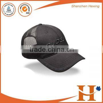 Embroidery 100% cotton 6panel trucker cap mesh cap