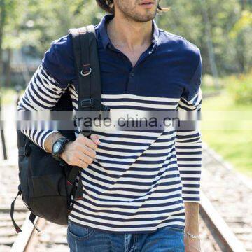 New Design Bulk Plain Long Sleeve Polo T Shirts Oem photo-3