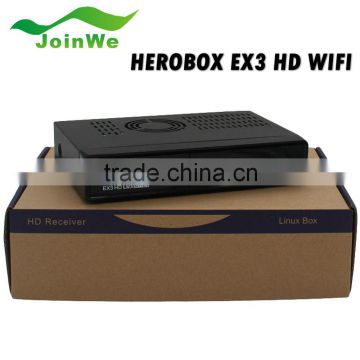 Joyce Newest Herobox Ex3 Hd Tv Box Dvb-s2/c/t2 Triple Tuner Receiver