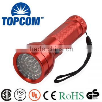 multi color 51 led aluminum flashlight