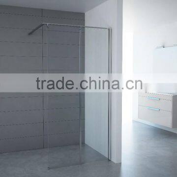 bathroom fixed shower doors hinge shower doors mirro made in China,special holder frame shower