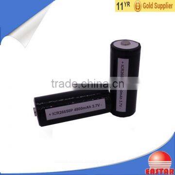 High Capacity 3300mah 3.7v rechargeable battery for lights