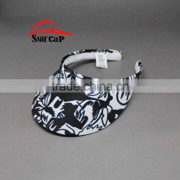 Custom Made Design Your Own Logo High Quality Sun Visor Cap