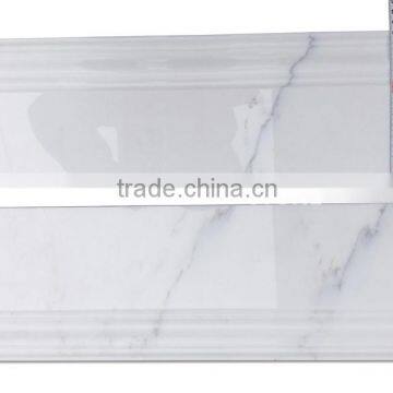 first class venato marble baseboard skirting with blue vein