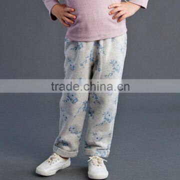 DK0014 dave bella 2015 autumn children's printed trousers children's pants fashionable child clothes girls pants girls pants