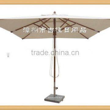 3x3M wood canvas patio umbrella