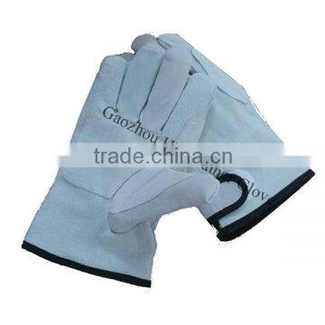 Pig Leather Driver Working Leather Gloves photo-3