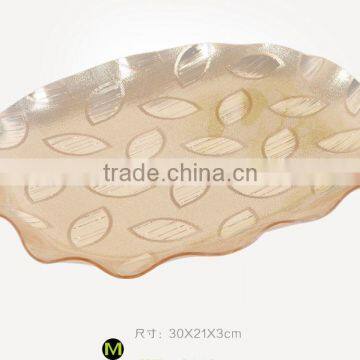 2015 Fashional M Size Oval Transparent Acrylic Fruit Plate Dry Fruit Plate photo-2