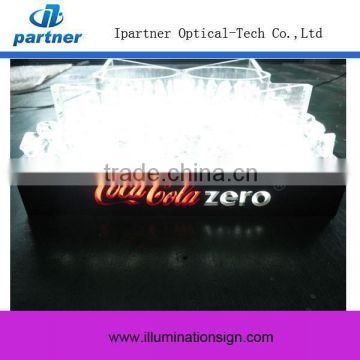 New Design Double Led Bottle Glorifier Display, Led Beer Bottle Holder