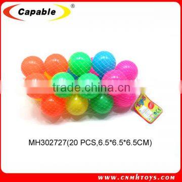 6.5 CM colorful plastic ball pool balls kids ocean ball