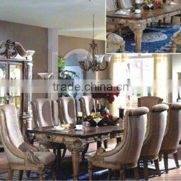 5 PC Marbled Top Dining Table Set,dining Faux Marble Table/luxury Dining Table and Chairs and Dressers/coffee Table photo-2