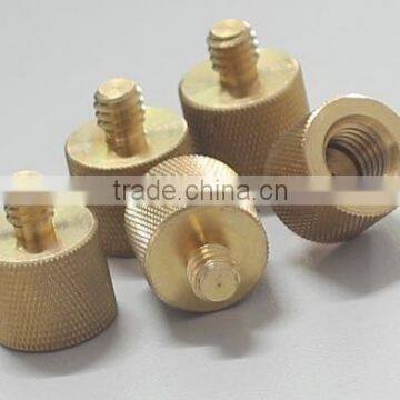 Brass thinkforwards screws camera lamp holder tripod adapters 1/4"-20 female to 3/8"-16 male adaptors