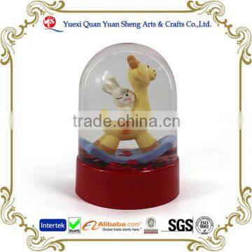 Plastic Animal snow dome