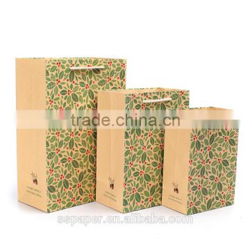 Fashionable luxury Kraft paper gift packaging candy bag