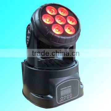 LED moving head light 7PCS*8W colorfull dj lighting