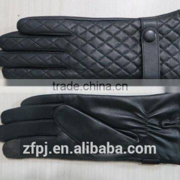 2016 New fashion lady sheepskin touch gloves