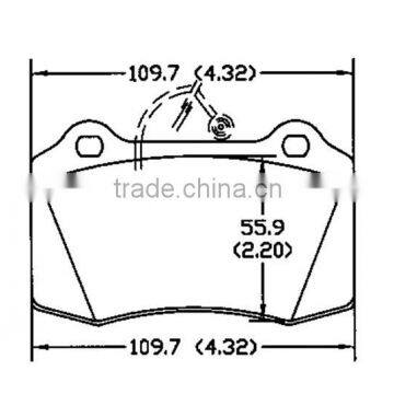 D592 425182 for peugeot 406 brake pad