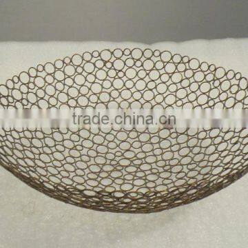 Metal Wire Fruit Bowl