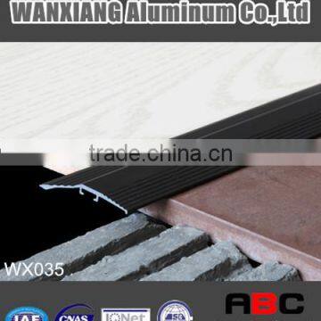 Tile trim Aluminium flooring profile Classic ramp profiles skid resistance -WX035