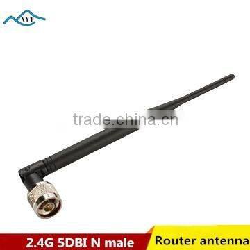 Factory Price Portable foldable wifi 2.4ghz dipole antenna with N connector