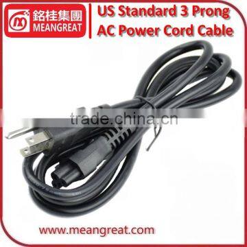 US Standard 3 Prong AC Power Cord Cable photo-4