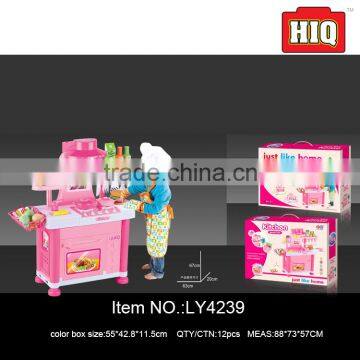 Custom non-toxic material kitchen set for kids preschool toys