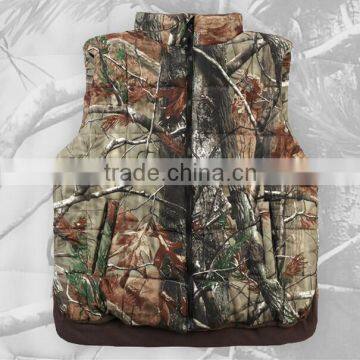 Custom Camo Fleece Lining Hunting Vest