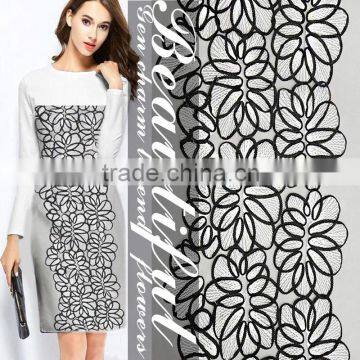 Soft Mesh High Quality Cord Applique Embroidery For Wedding Dress /Curtain photo-5