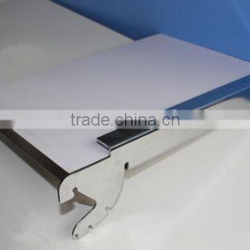 Chrome Floating Glass Shelf Support Bracket / Hanging Shelf Hook / Wooden Board Support photo-2