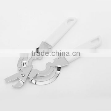 multi-functional tin opener with plastic handle