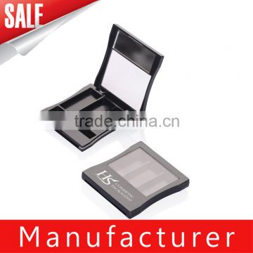 OEM Unique 3 Color Square Eyeshadow Palette Packaging With Window