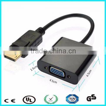 1080P Displayport DP to VGA Female Adapter