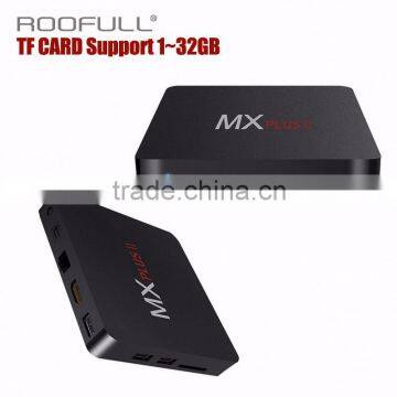 Roofull Newest MX Plus Ram 1g Rom 8g Quad Core MX Plus Ii Android TV Box MX Plus 2 RK3229 TV Box