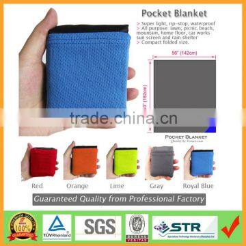 Lightweight Waterproof Nylon Beach/Camping/Hiking/Picnic Pocket Blanket photo-2
