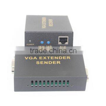 Hot Selling VGA signal transmitter extender 100m in aluminum shell VGA Extender