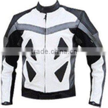 Leather Motorbike Racing Jacket