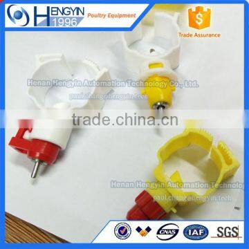 chicken drinking system poultry farm equipment steel nipple drinkers for birds