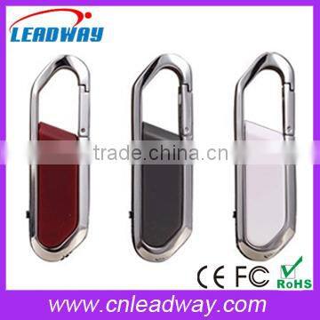 Colorful carabiner usb metal material usb2.0 usb flash drive 4gb 8gb