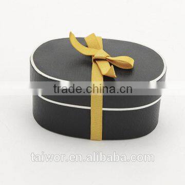 Custom Designed Oval Shape Paper Tie Packaging Box