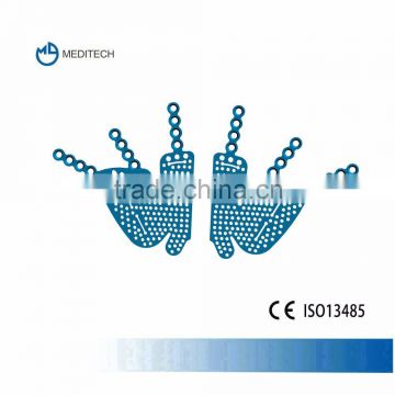 CE marked orbital titanium orthopaedic plate and screws