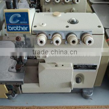 Brother EF4-C21 4 Thread Double Needle Second Hand Used Overlock Sewing Machine Brother