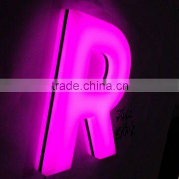 High quality acrylic led alphabet letters for advertisiment