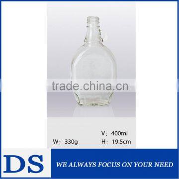 400ml glass olive oil bottle with small handle