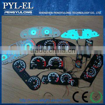 High quality stable EL car gauge / el glow gauges / el auto gauge