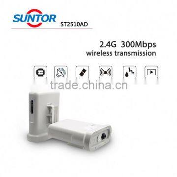 4KM 2.4GHz outdoor wireless network bridge rj45 devices