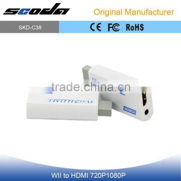 Wii to HDMI+audio Game Converter Game Accessories for Wii