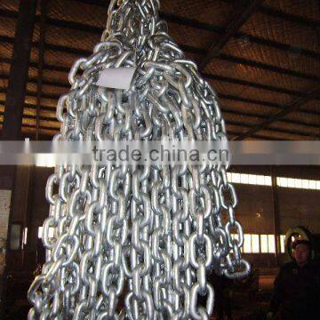 Weld anchor chain for boat