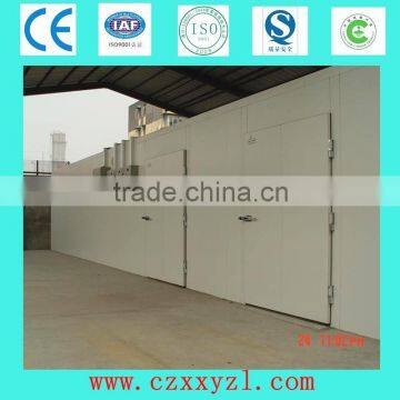 100mm door leaf/0.5mm painted steel/cold room hinged singe/double swing door