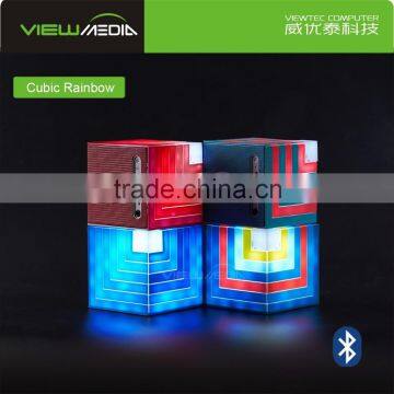 Viewmedia Cube Hindi Movies Mp3 Songs Cubic Rainbow Led Bluetooth Speaker photo-5